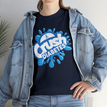 Load image into Gallery viewer, Crush Diabetes Awareness Unisex Heavy Cotton Tee