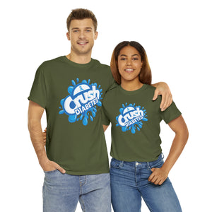 Crush Diabetes Awareness Unisex Heavy Cotton Tee