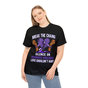 Domestic Violence Unisex Heavy Cotton Tee