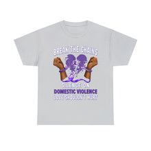 Load image into Gallery viewer, Domestic Violence Unisex Heavy Cotton Tee