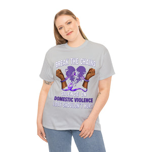 Domestic Violence Unisex Heavy Cotton Tee