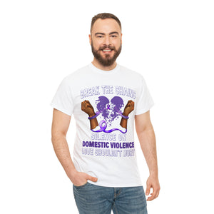 Domestic Violence Unisex Heavy Cotton Tee