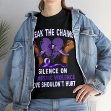 Load image into Gallery viewer, Domestic Violence Unisex Heavy Cotton Tee