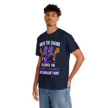 Load image into Gallery viewer, Domestic Violence Unisex Heavy Cotton Tee