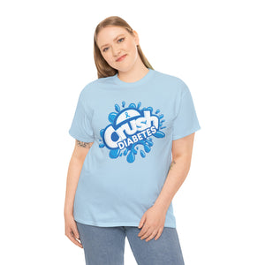 Crush Diabetes Awareness Unisex Heavy Cotton Tee