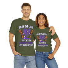 Load image into Gallery viewer, Domestic Violence Unisex Heavy Cotton Tee