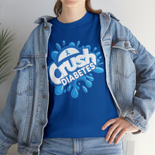 Load image into Gallery viewer, Crush Diabetes Awareness Unisex Heavy Cotton Tee