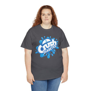 Crush Diabetes Awareness Unisex Heavy Cotton Tee