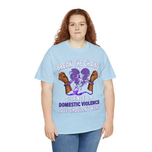 Load image into Gallery viewer, Domestic Violence Unisex Heavy Cotton Tee