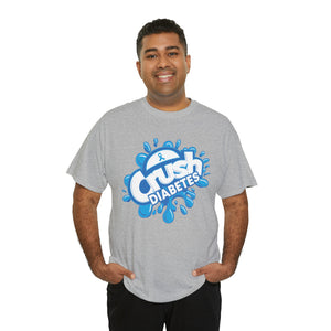 Crush Diabetes Awareness Unisex Heavy Cotton Tee