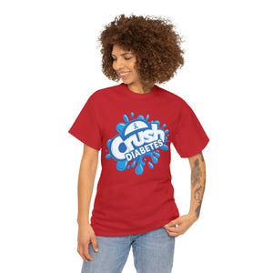 Crush Diabetes Awareness Unisex Heavy Cotton Tee