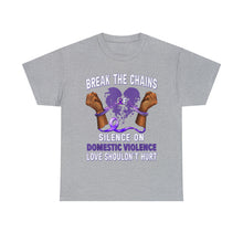 Load image into Gallery viewer, Domestic Violence Unisex Heavy Cotton Tee