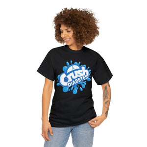 Crush Diabetes Awareness Unisex Heavy Cotton Tee