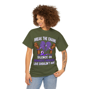 Domestic Violence Unisex Heavy Cotton Tee