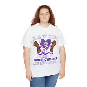 Domestic Violence Unisex Heavy Cotton Tee