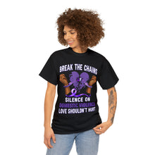 Load image into Gallery viewer, Domestic Violence Unisex Heavy Cotton Tee